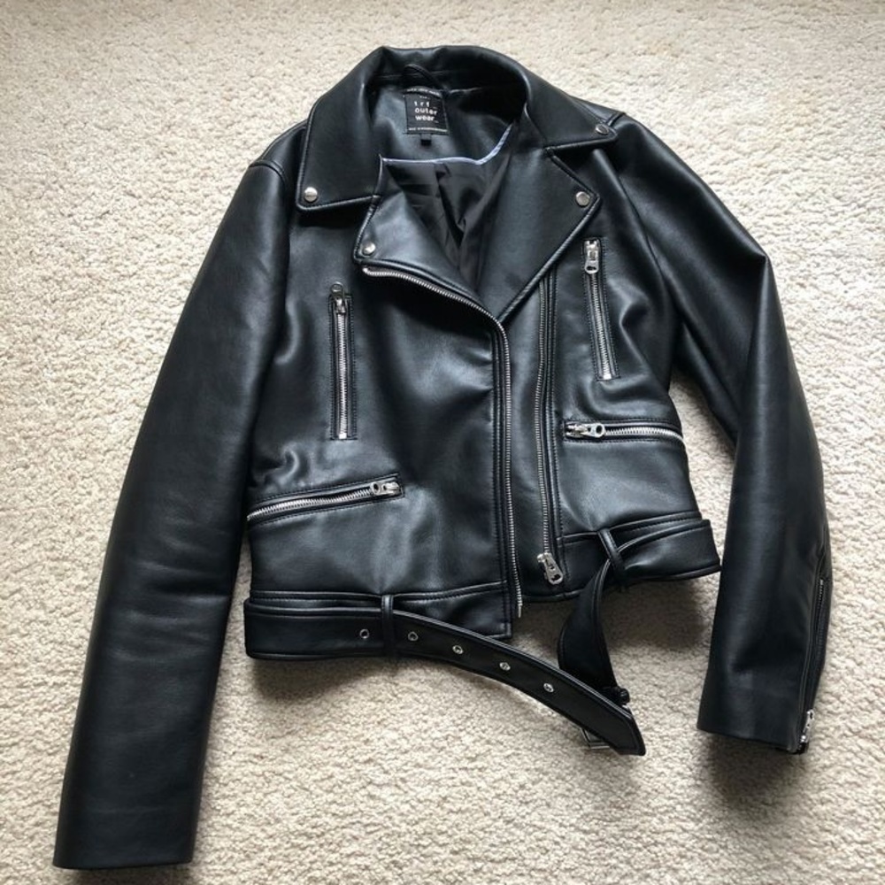 Zara Faux leather jacket
